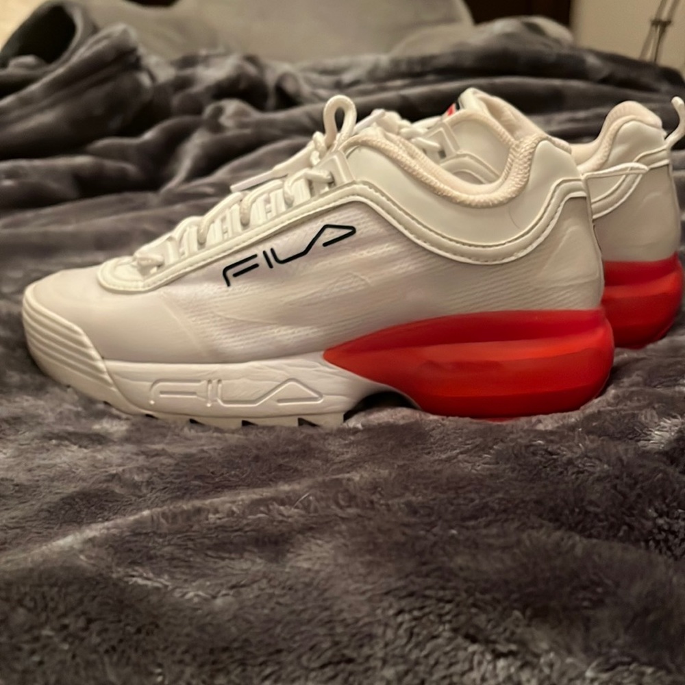 Fila Disruptor 2a Red heel sneakers